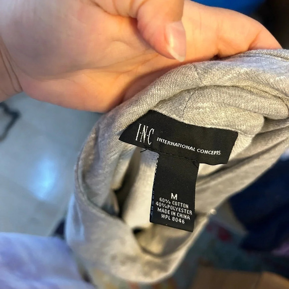 INC Jersey Knit Moto Jacket - Picture 3 of 4